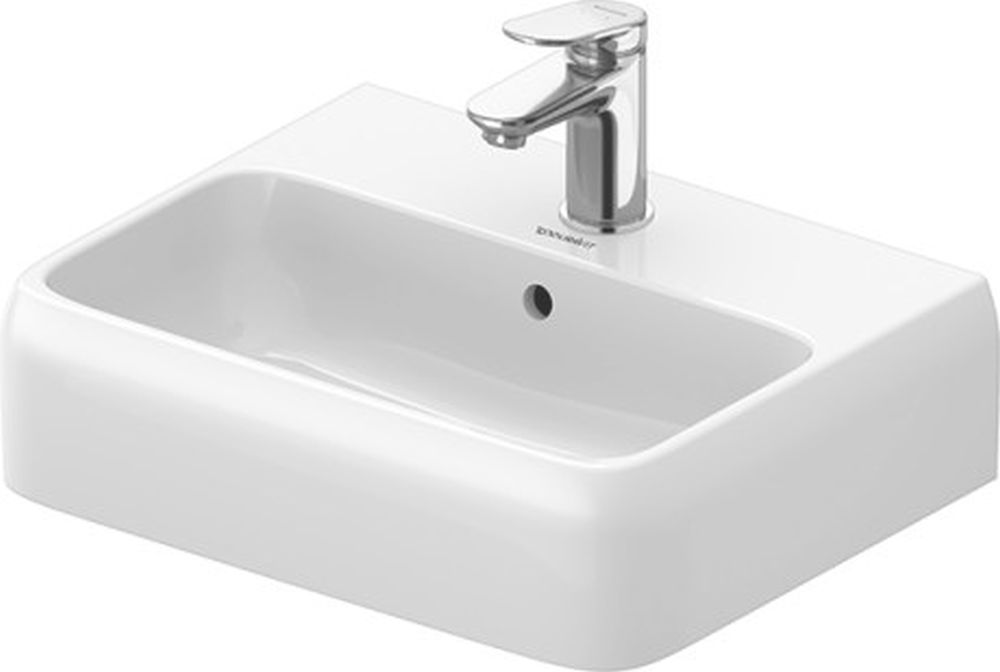 Duravit Qatego lavabo 45x35 cm rectangulaire à poser blanc 0746450000