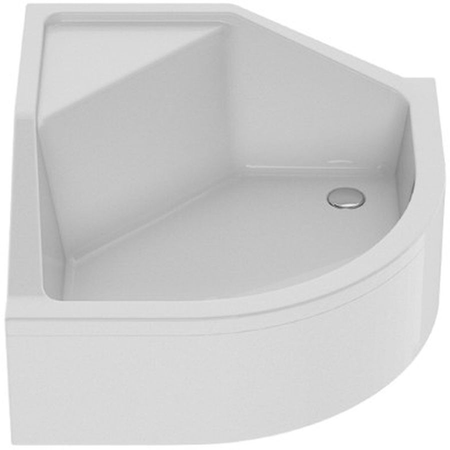 New Trendy Angus receveur de douche semi-circulaire 90x90 cm blanc B-0362