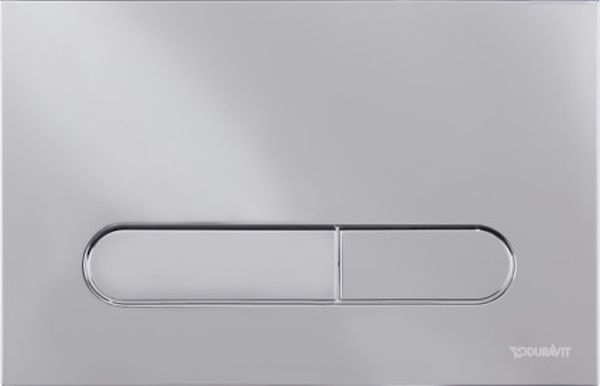 Duravit DuraSystem bouton de chasse d'eau pour WC chrome brillant WD5009021000