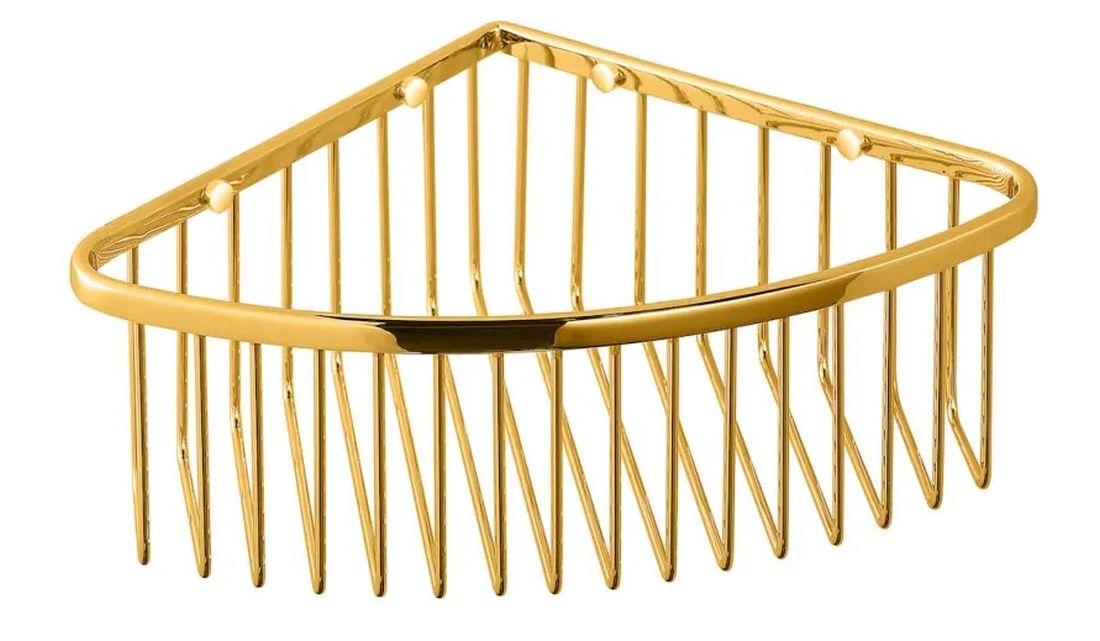 Stella panier de salle de bain doré 16.022-G