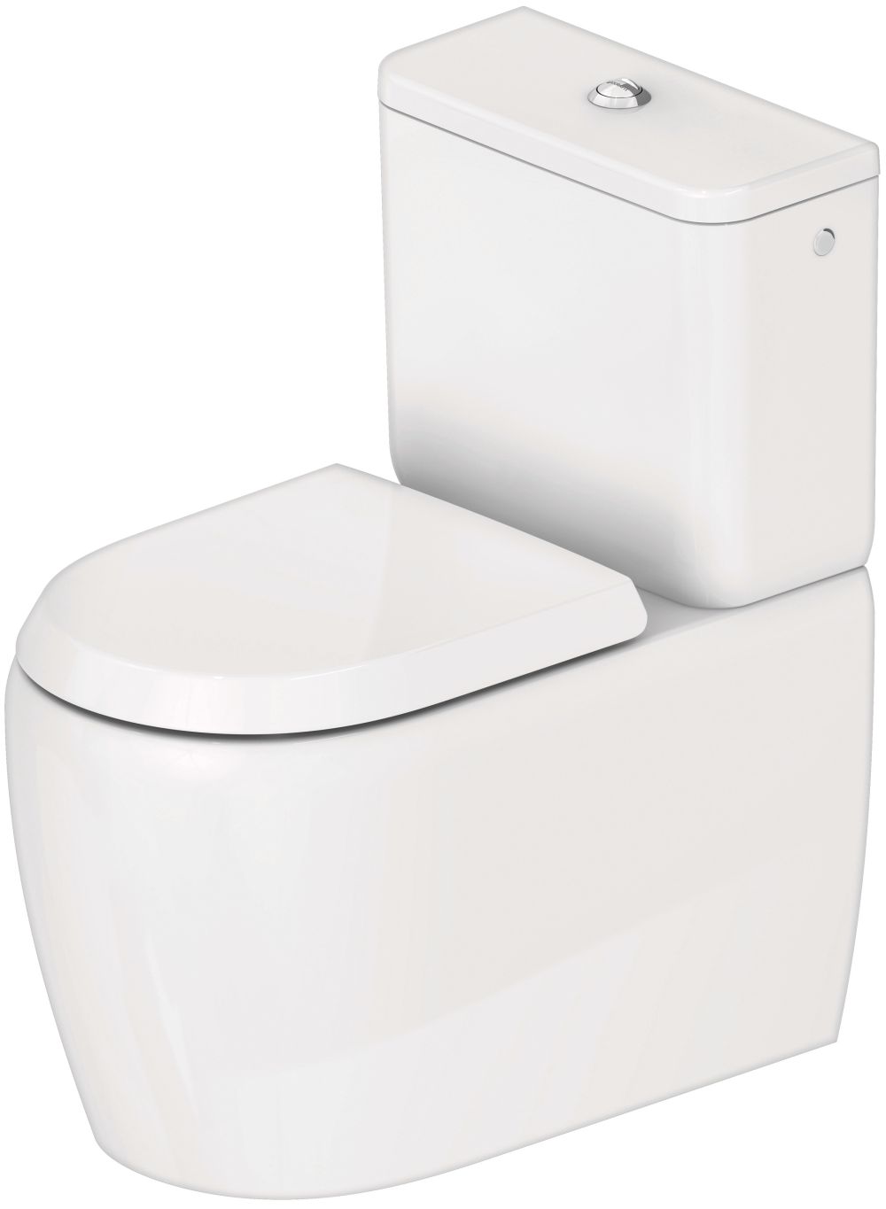 Duravit Qatego cuvette de wc sur pied oui blanc brillant 2021090000