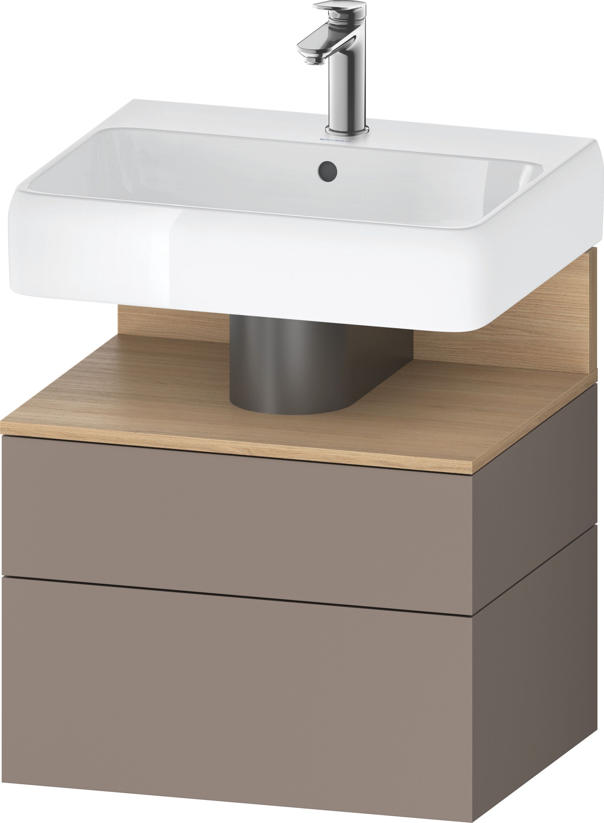 Duravit Qatego armoire 59x47x59 cm sous-lavabo suspendu chêne QA4393030430010