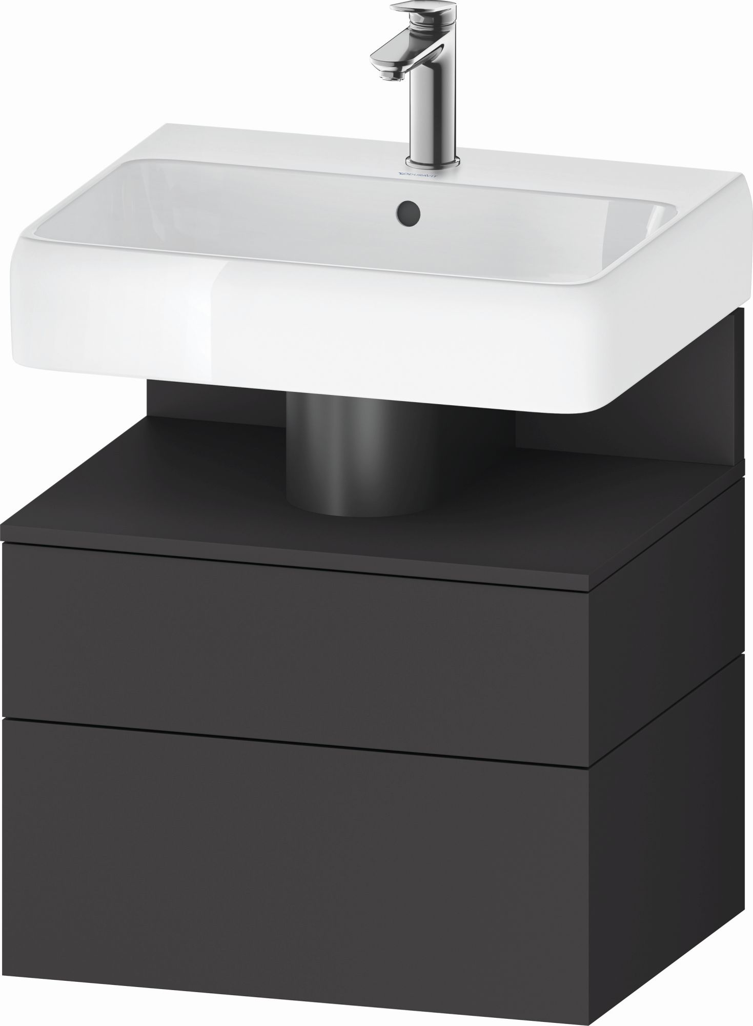 Duravit Qatego armoire 59x47x59 cm sous-lavabo suspendu graphite QA4393049490010
