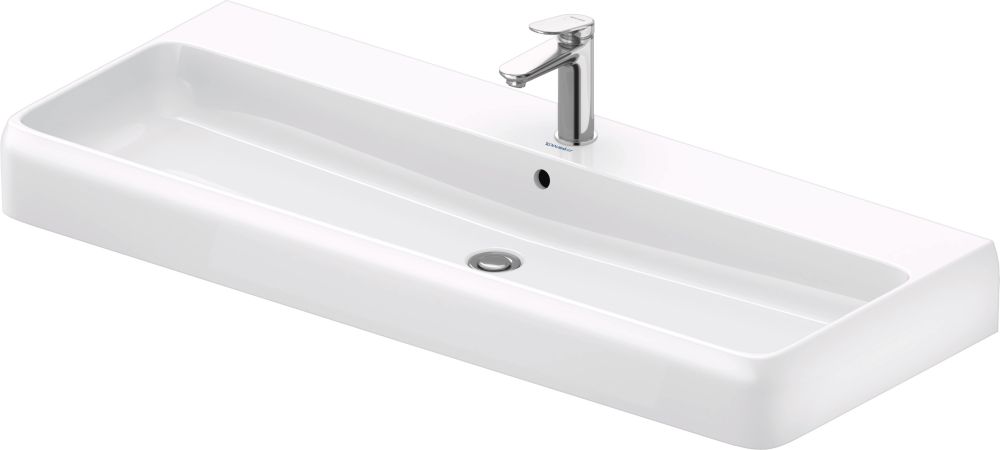 Duravit Qatego lavabo 120x47 cm rectangulaire de meuble blanc 2382120000
