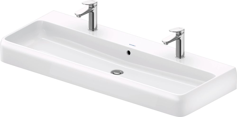 Duravit Qatego lavabo 120x47 cm rectangulaire de meuble blanc 2382120026