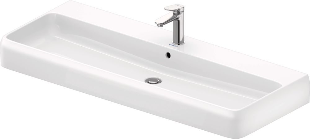 Duravit Qatego lavabo 120x47 cm rectangulaire de meuble blanc 2382120027