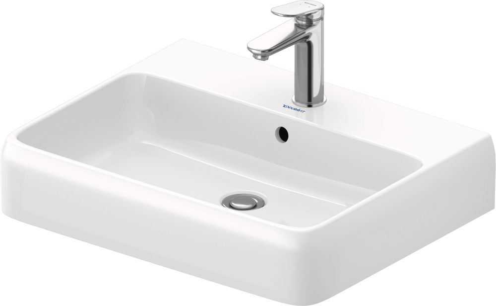 Duravit Qatego lavabo 60x47 cm rectangulaire de meuble blanc 2382602027