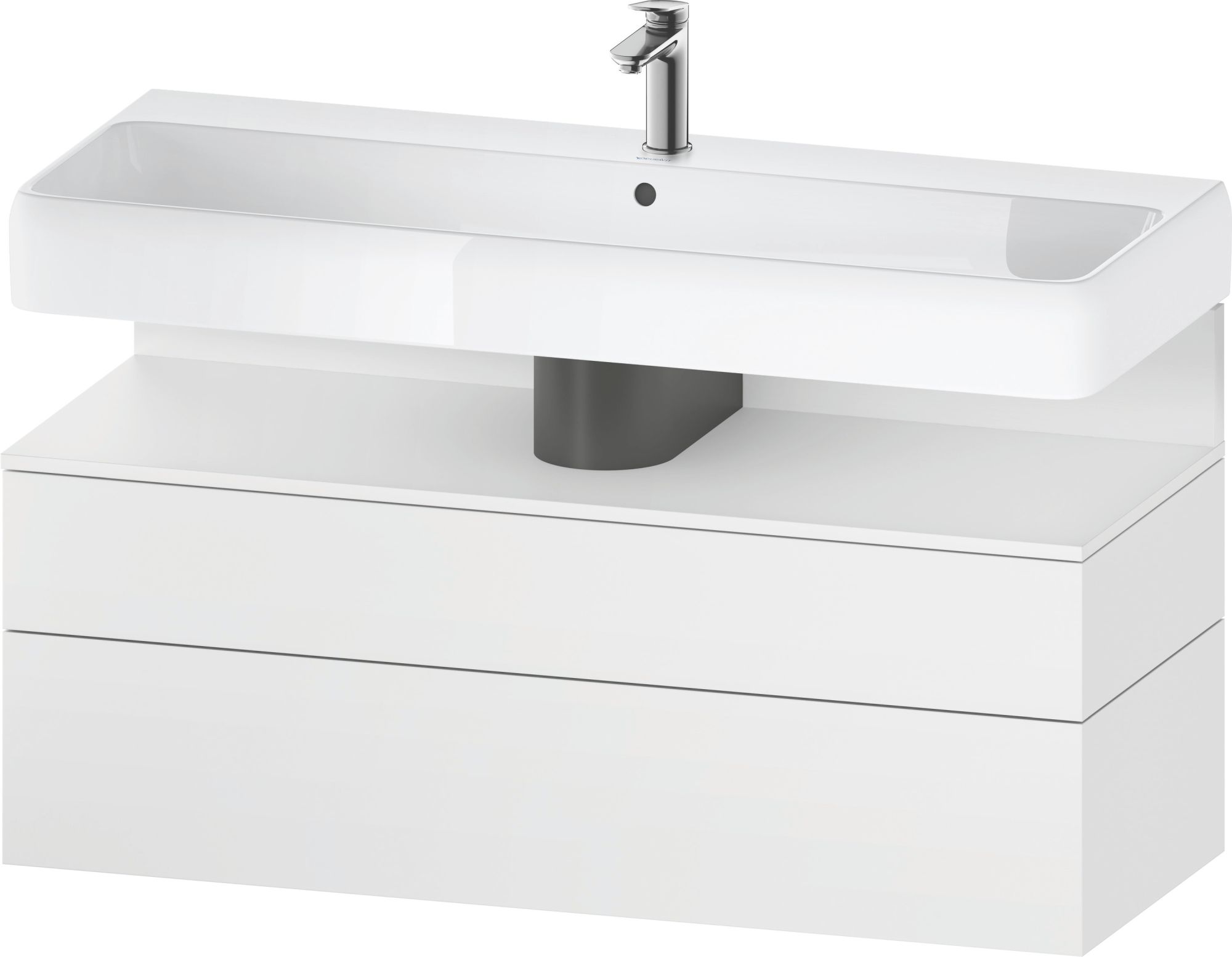Duravit Qatego armoire 119x47x59 cm sous-lavabo suspendu blanc QA4396018180010
