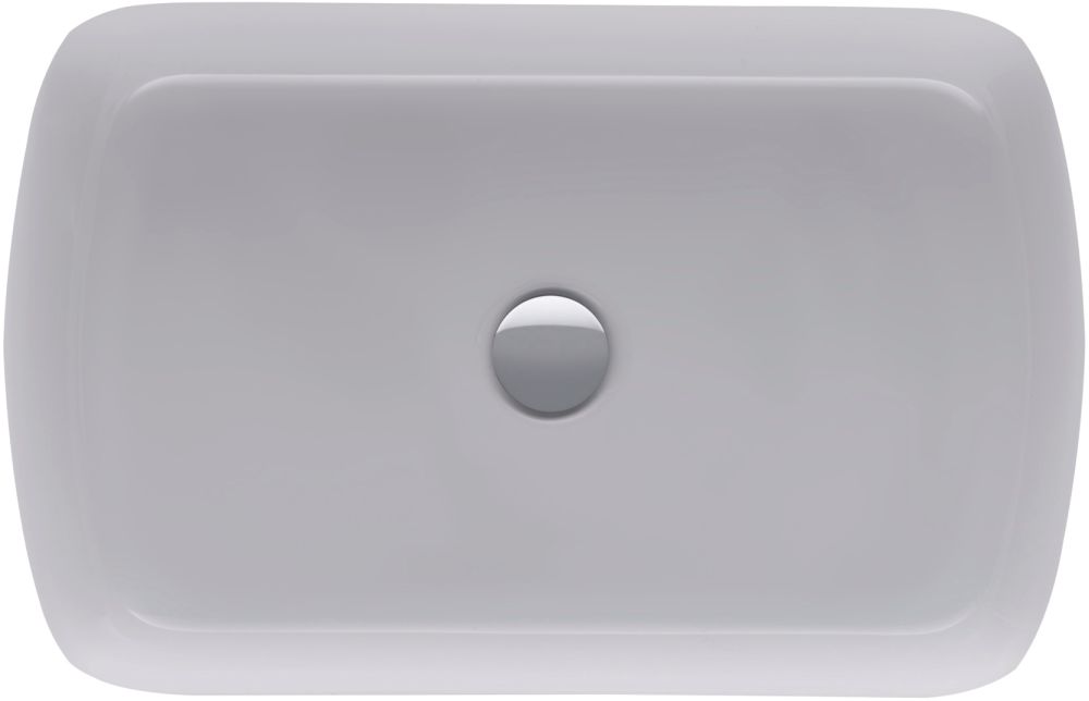 Duravit Qatego lavabo 60x40 cm rectangulaire de meuble blanc 2384602079