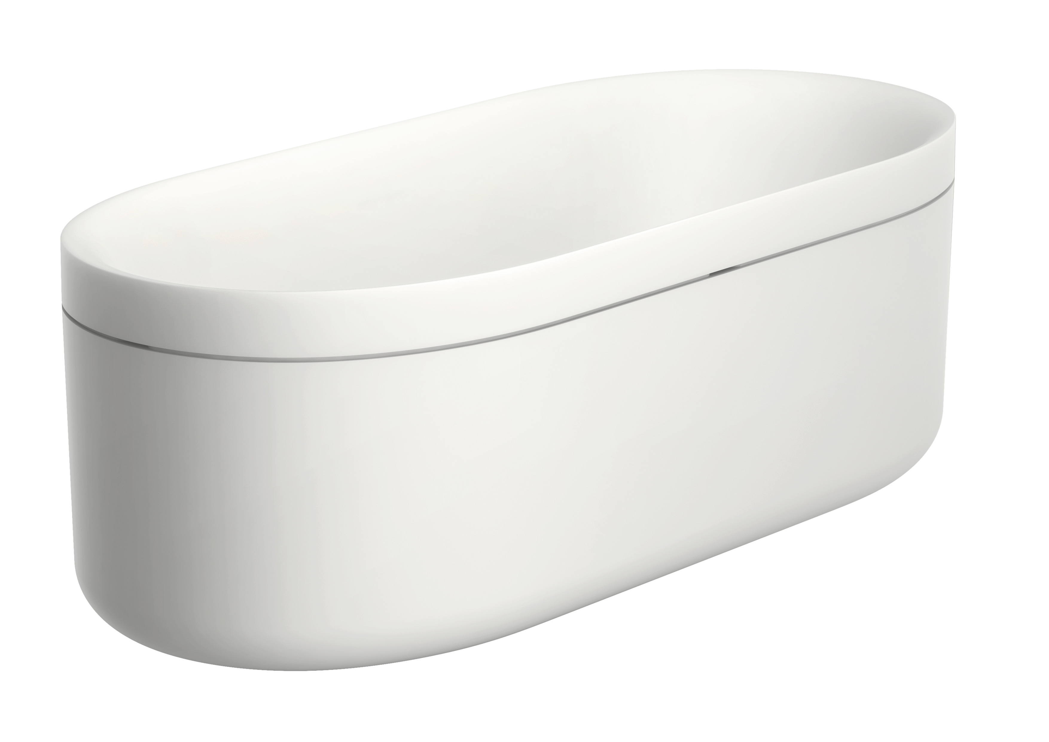 Axor Suite baignoire autoportante 188.4x82.7 cm ovale blanc 42005000