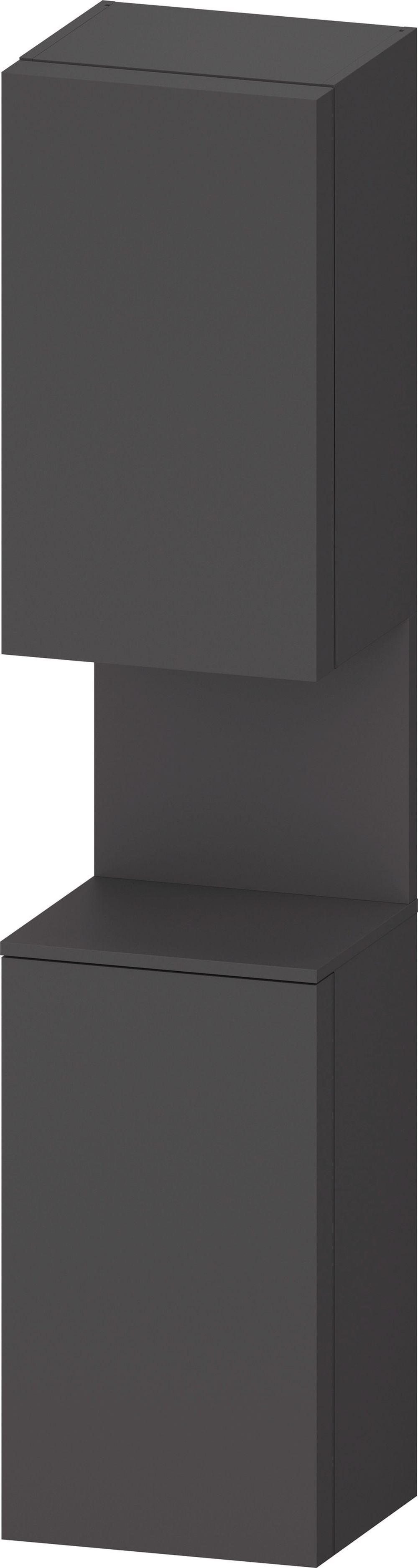Duravit Qatego armoire 40x36x176 cm latérale suspendue graphite QA1346R49490010