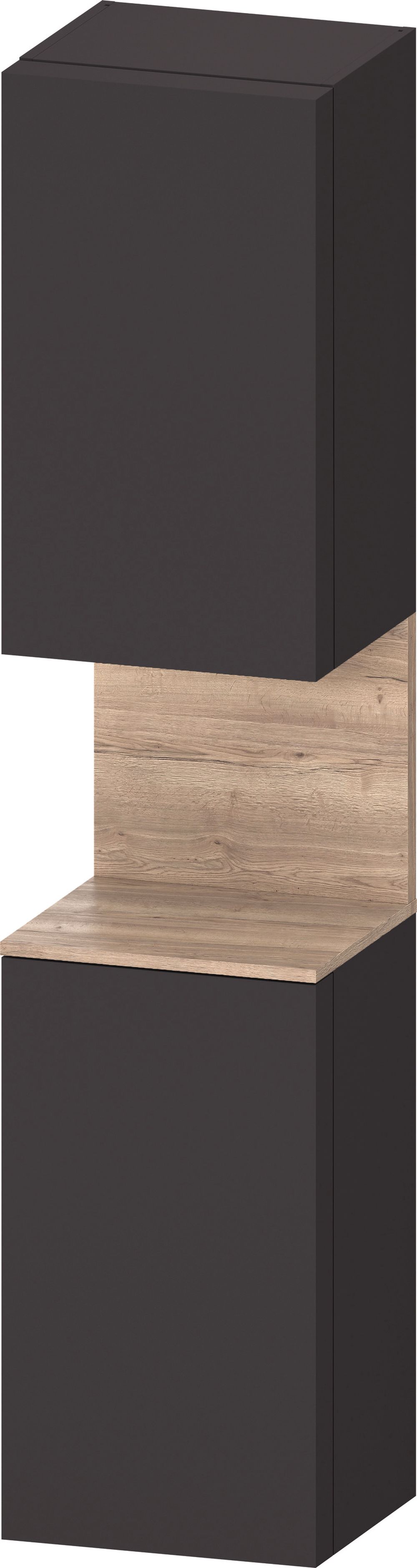 Duravit Qatego armoire 40x36x176 cm latérale suspendue graphite QA1346L55800010