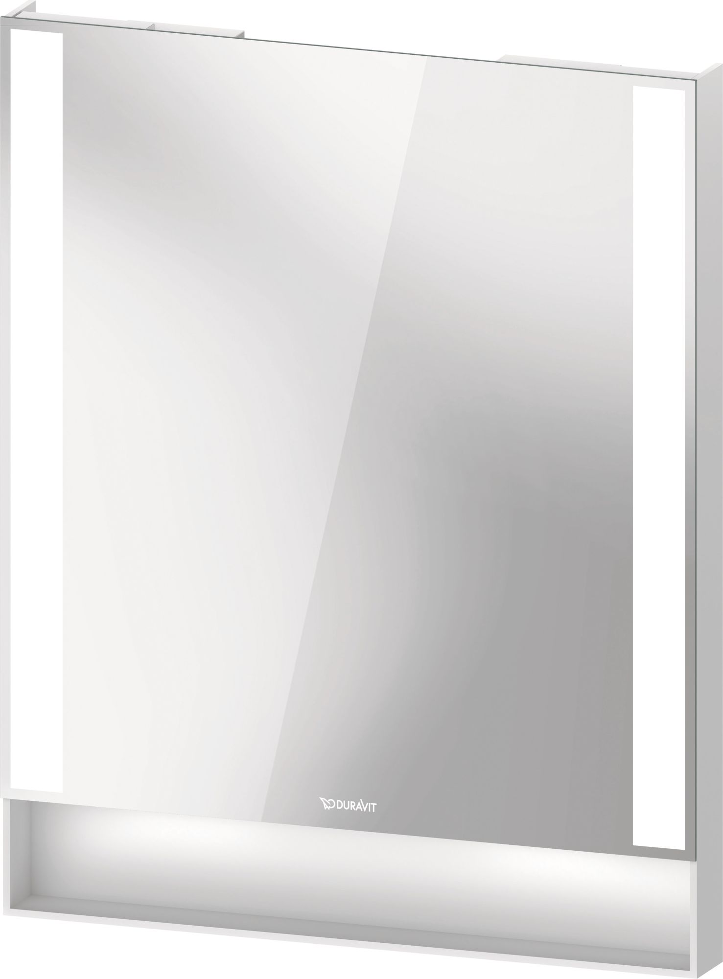 Duravit Qatego miroir 60x75 cm rectangulaire avec éclairage blanc QA7081018180100