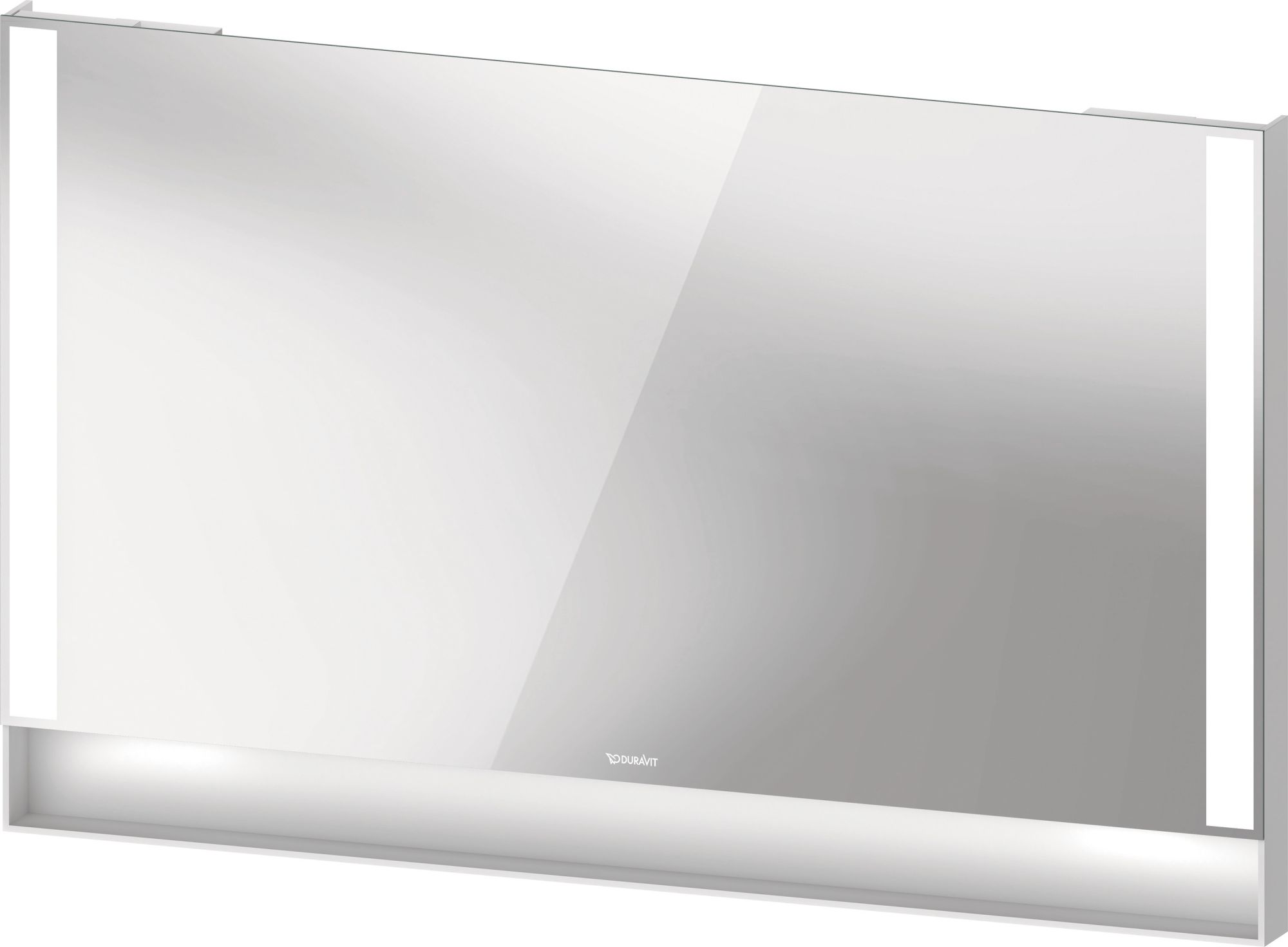 Duravit Qatego miroir 120x75 cm rectangulaire avec éclairage blanc QA7084018180000