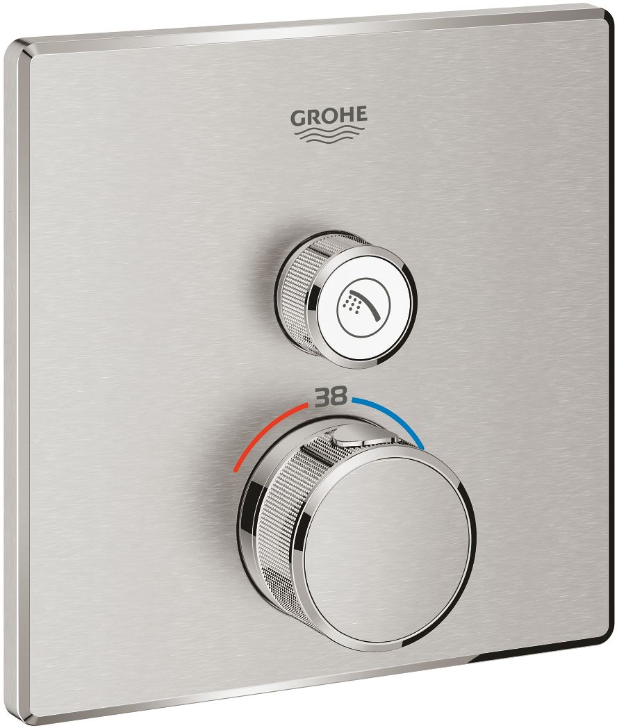 Grohe Grohtherm SmartControl mitigeur de douche encastrée oui SuperSteel 29123DC0