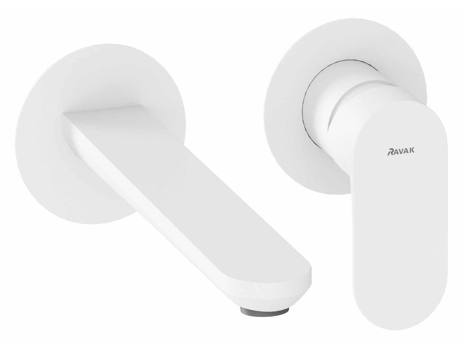 Ravak Eleganta mitigeur de lavabo encastrée blanc X070255