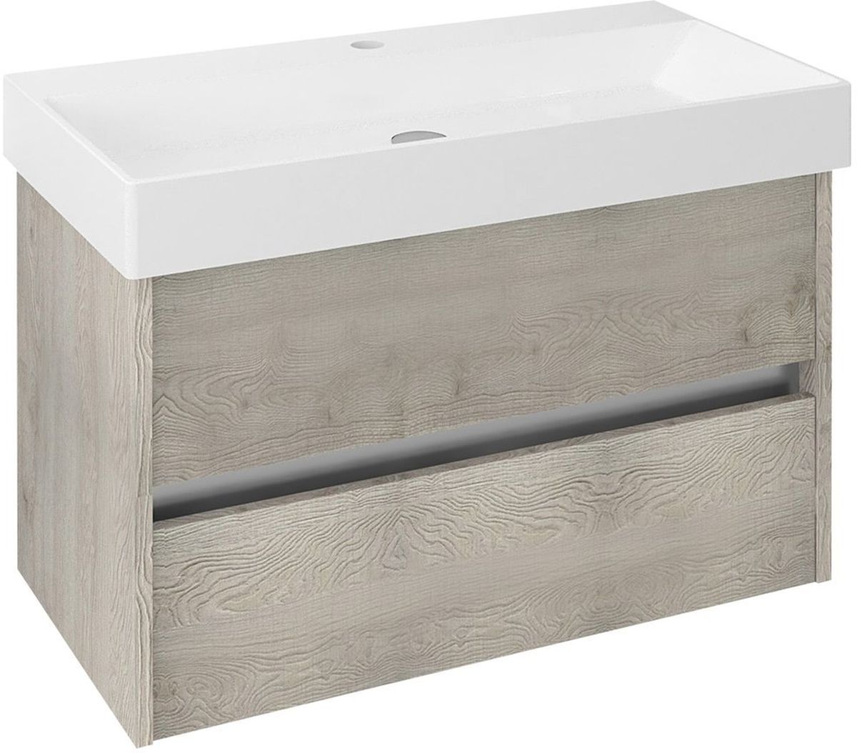 Sapho Nirona armoire 82x43x51.5 cm sous-lavabo suspendu chêne-bois-beige NR085-1212