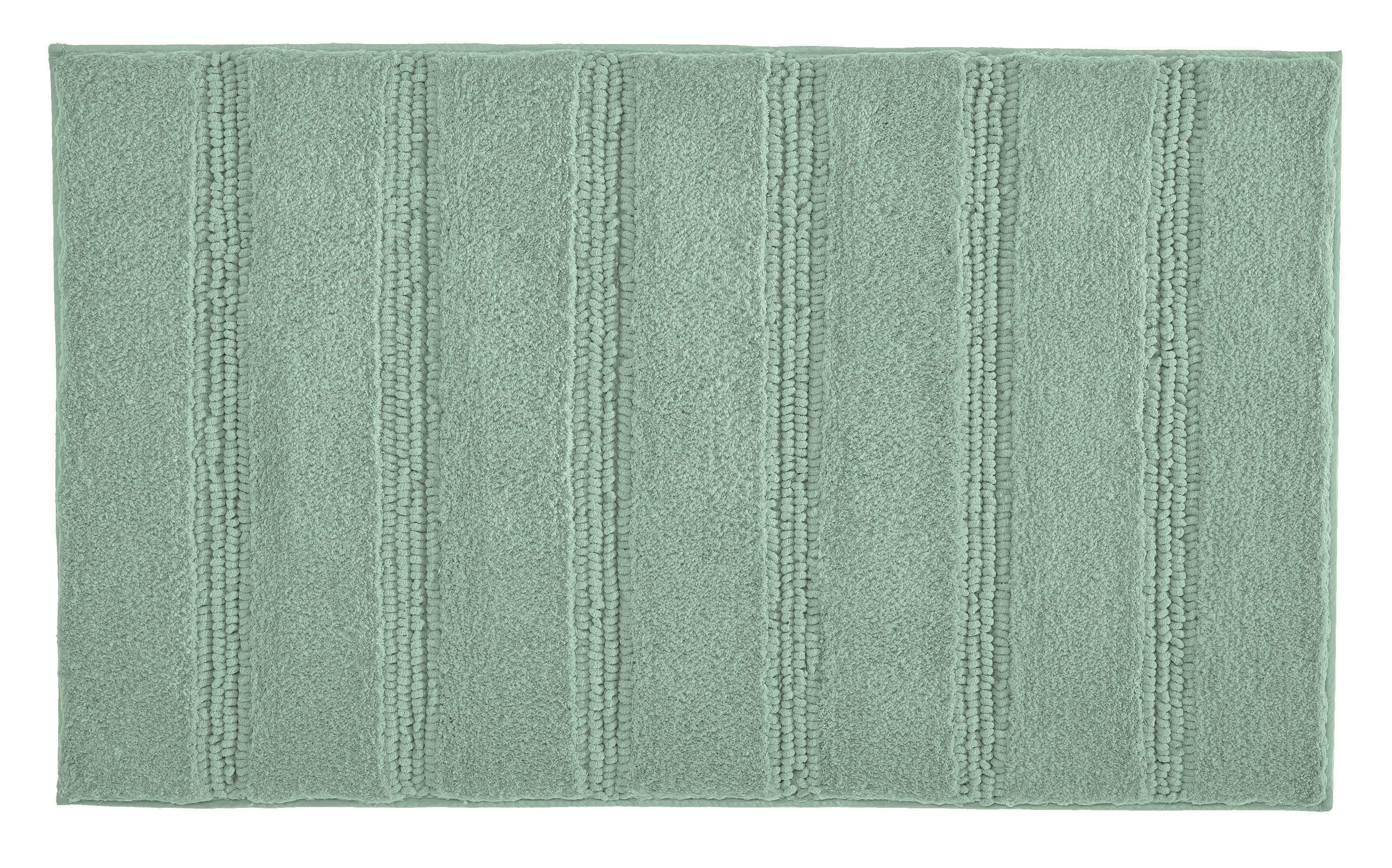 Kleine Wolke Monrovia tapis de bain 100x60 cm rectangulaire vert 4094685360