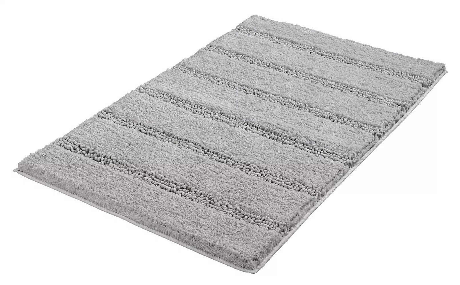 Kleine Wolke Monrovia tapis de bain 120x70 cm rectangulaire gris 4094977225