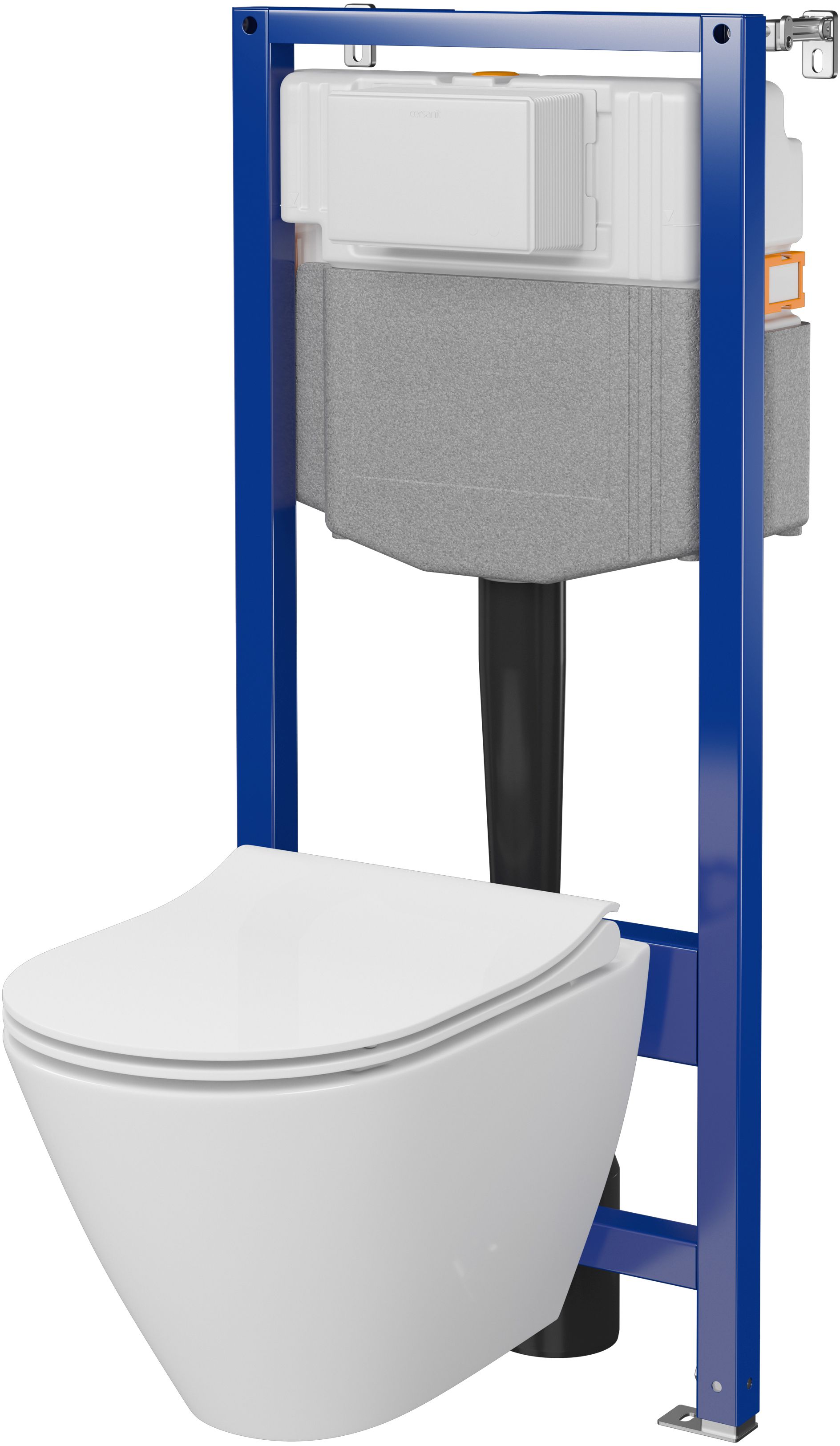 Cersanit City kit wc châssis + cuvette + abattant S701-794