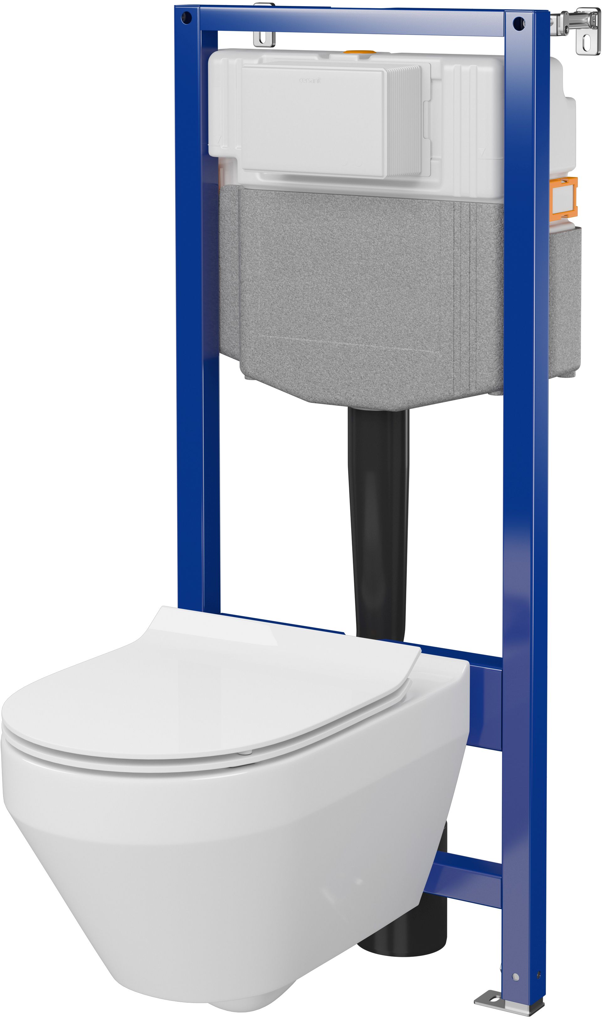 Cersanit Crea kit wc châssis + cuvette + abattant S701-807