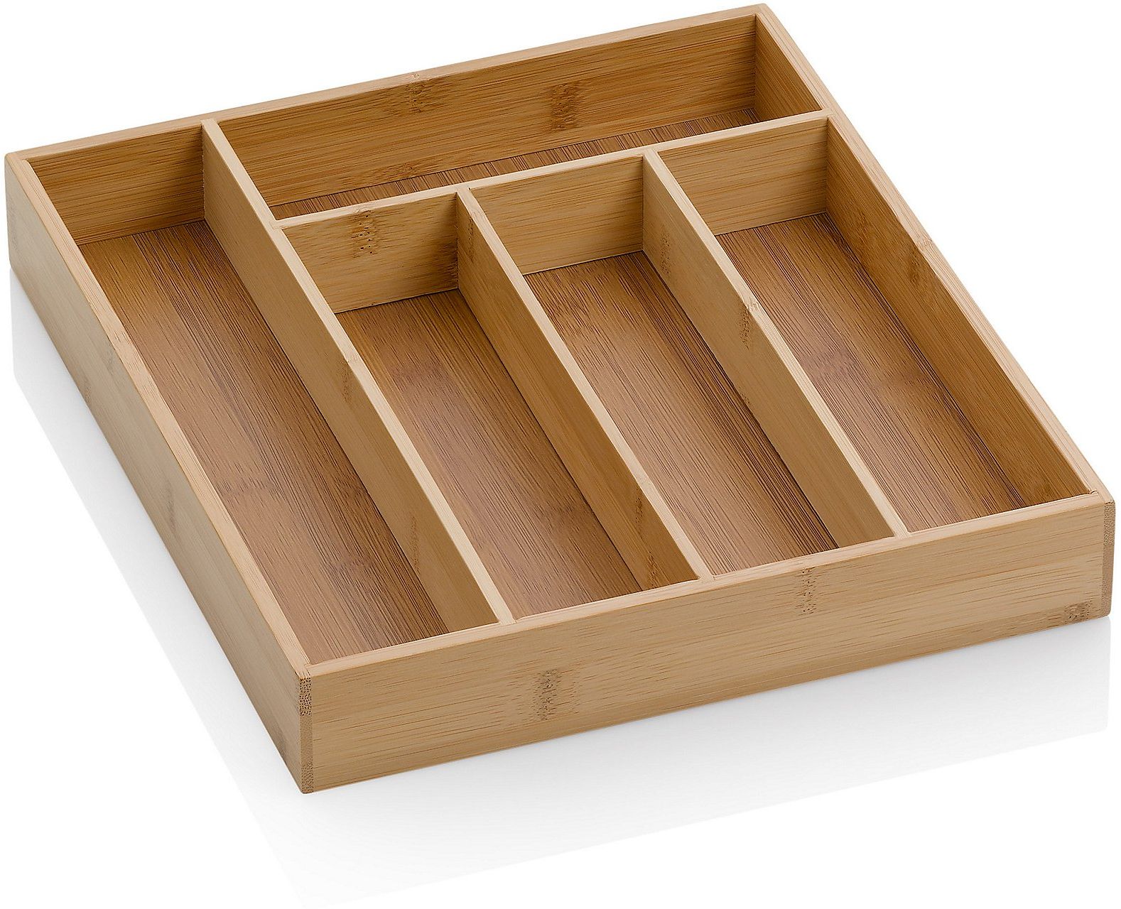 Kela Kalma organisateur de couverts 34x30x5 cm marron 12011