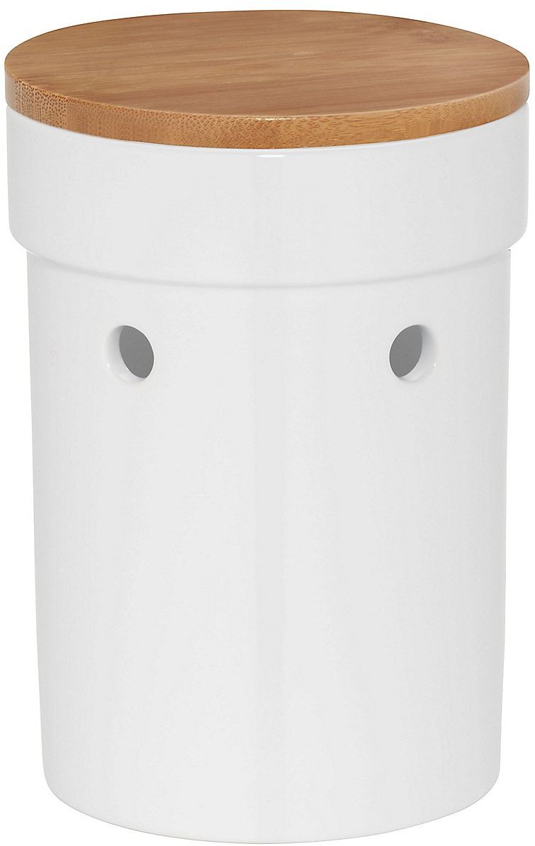 Kela Salena boîte de rangement 12x12x17 cm blanc 12066