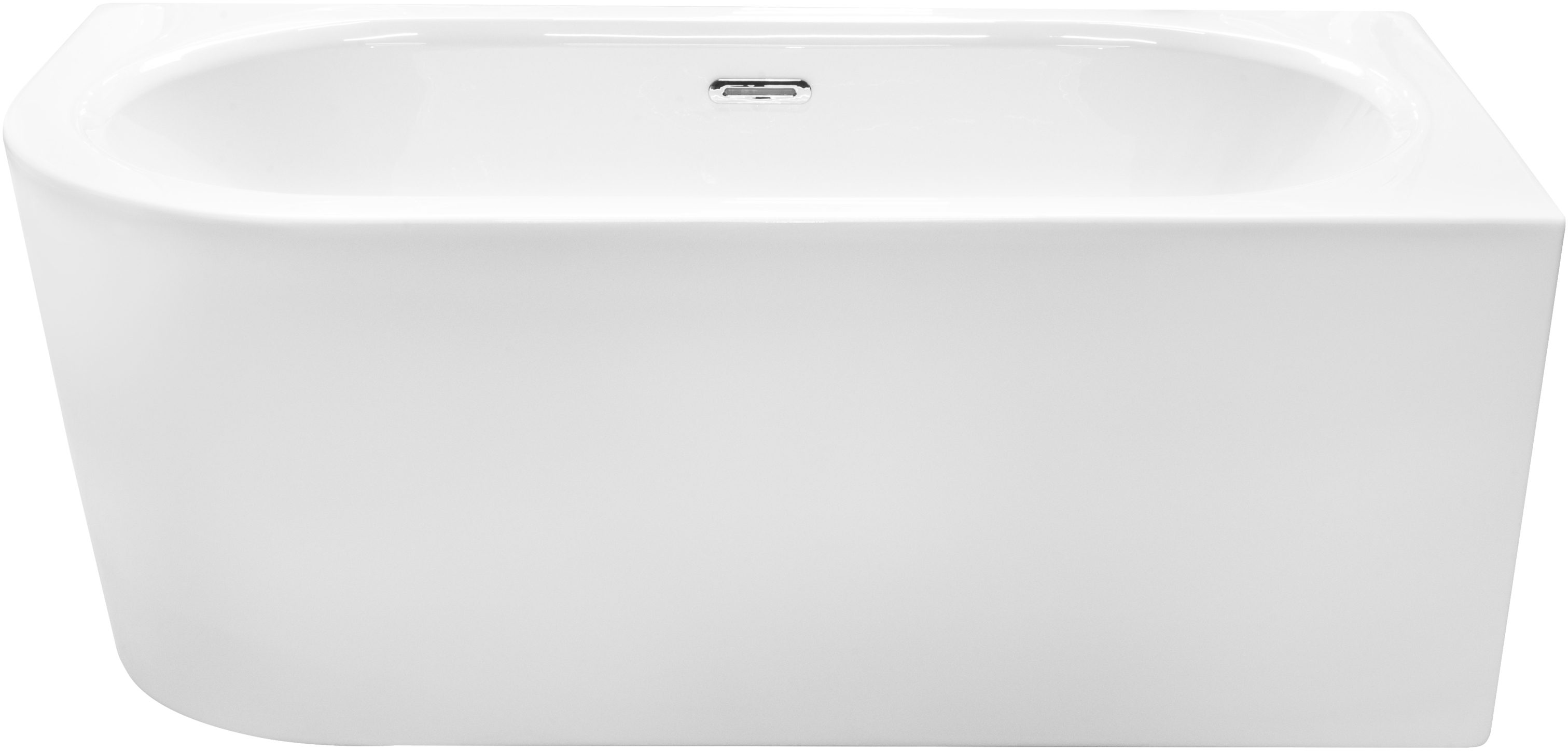 Besco Avita A-Line baignoire murale 150x75 cm rectangulaire blanc #WAA-150APS