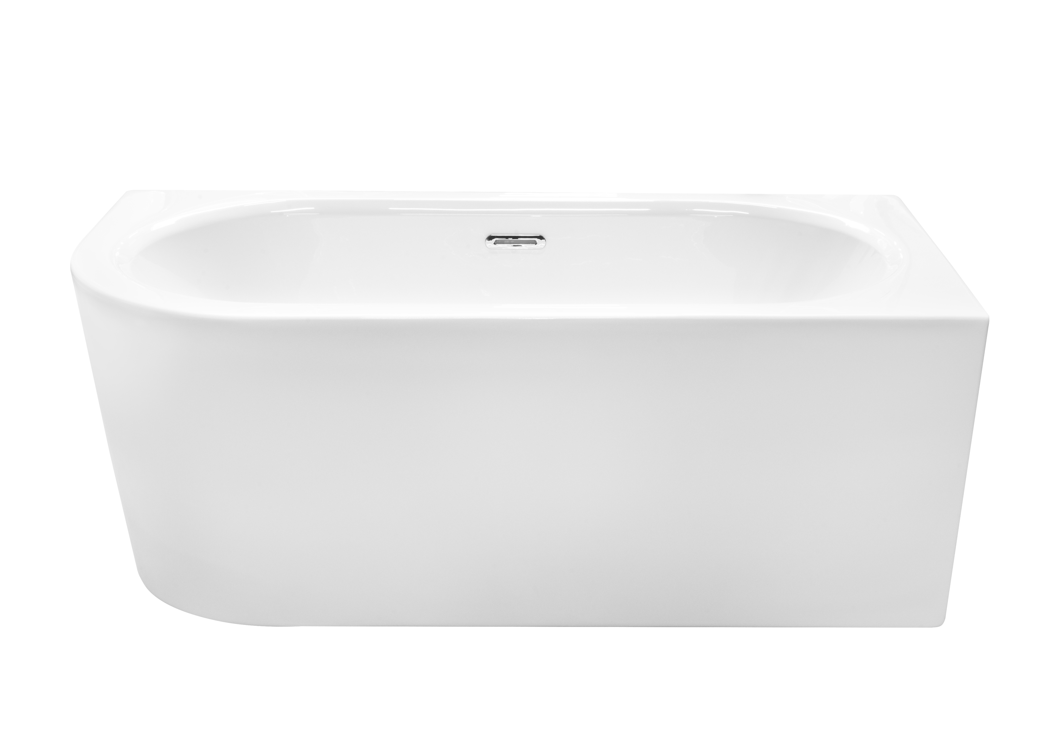 Besco Avita A-Line baignoire murale 150x75 cm rectangulaire blanc #WAA-150APGS