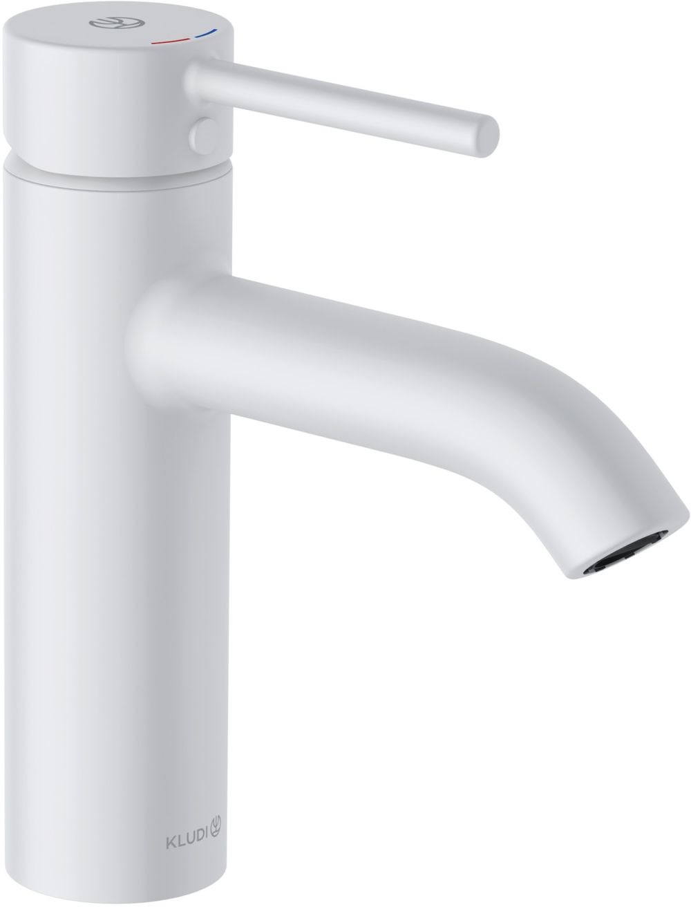 Kludi Bozz mitigeur de lavabo sur pied blanc 382885376