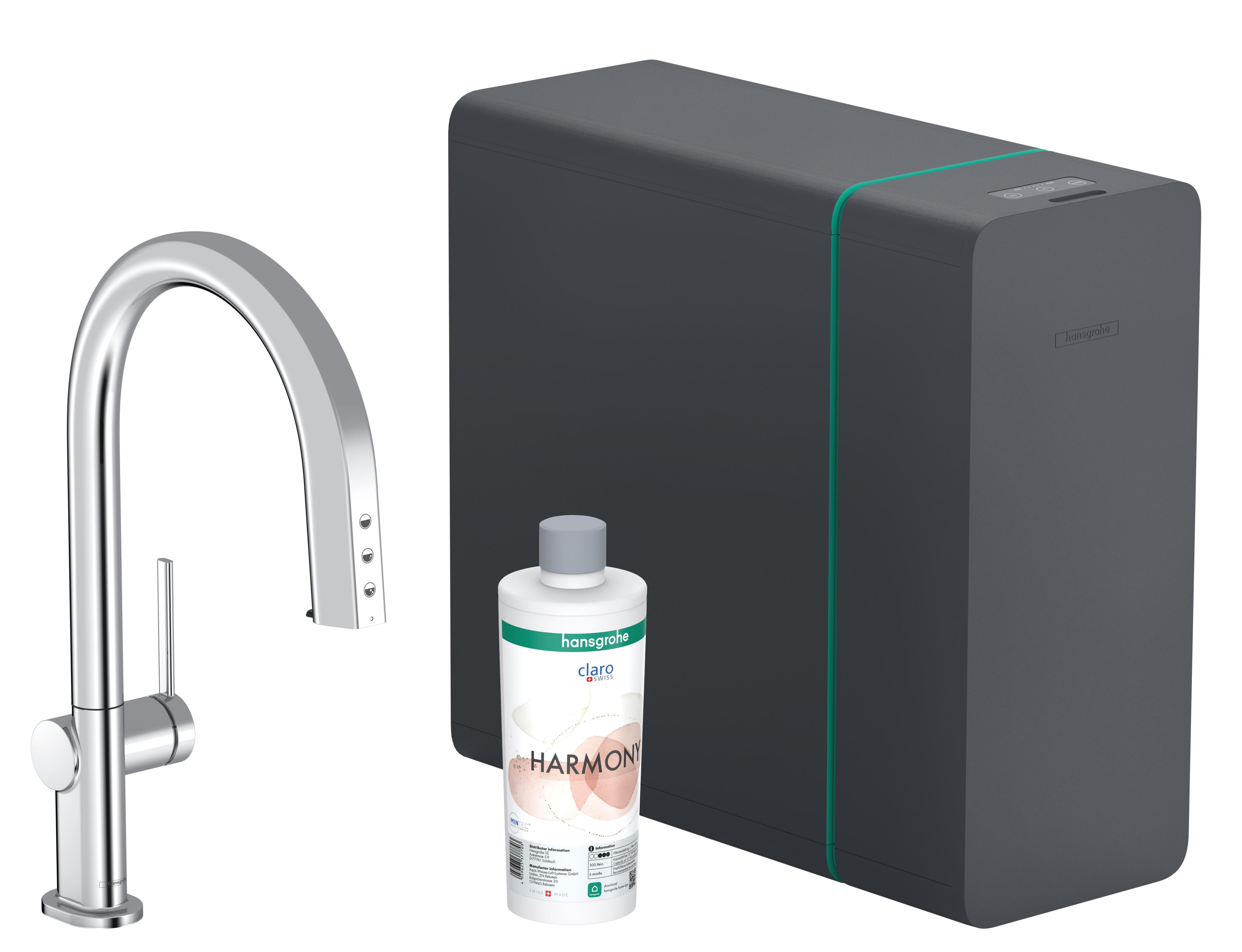 Hansgrohe Aqittura M91 mitigeur de cuisine avec filtre sur pied chrome 76836000
