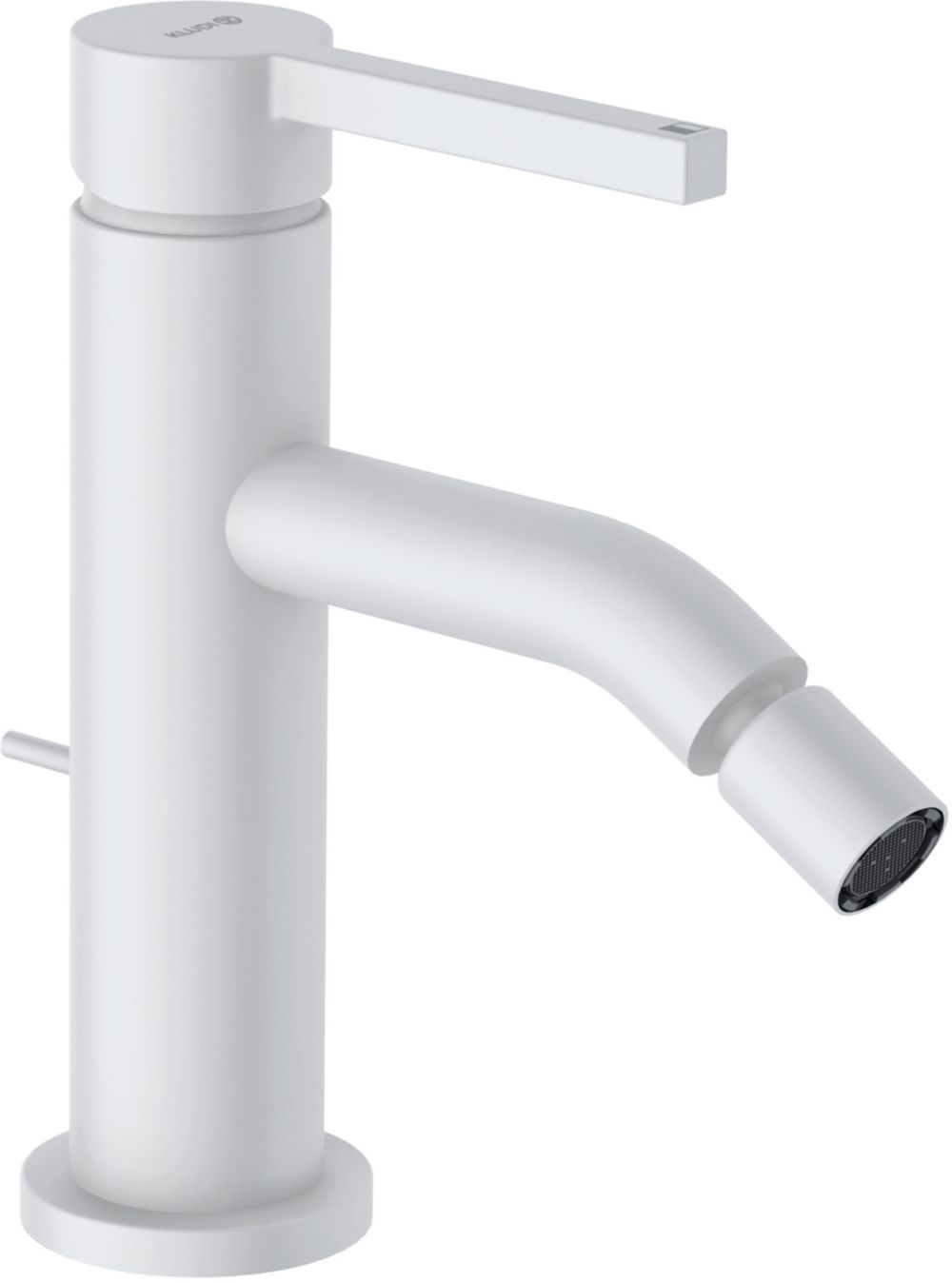 Kludi Nova Fonte Pura mitigeur de bidet sur pied blanc 202165315