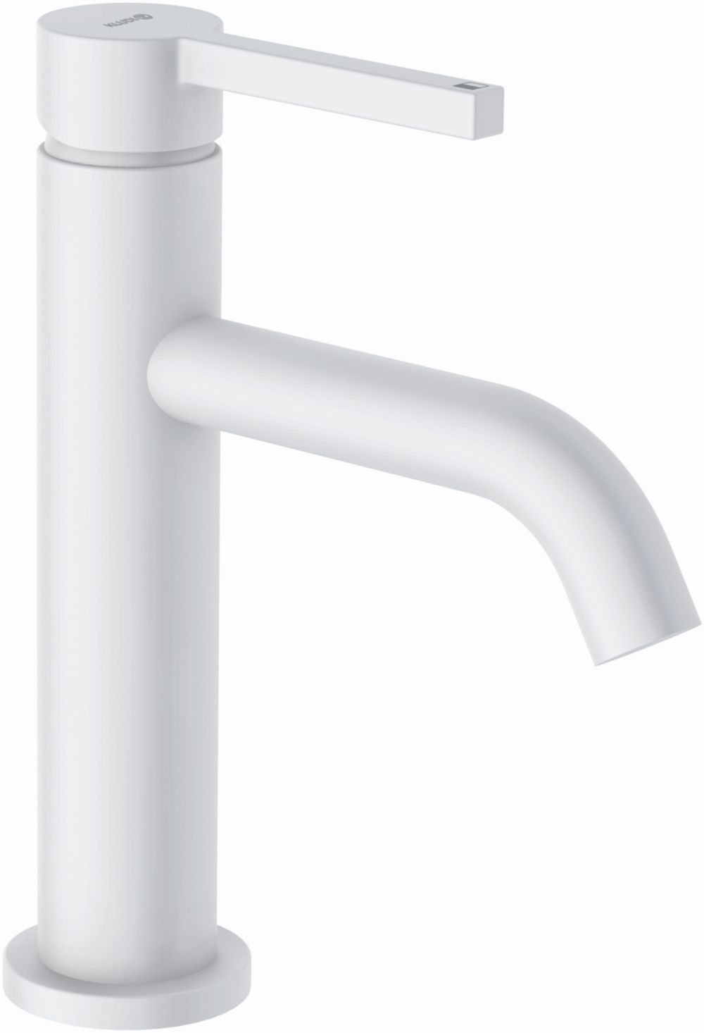 Kludi Nova Fonte Pura mitigeur de lavabo sur pied blanc 202885315