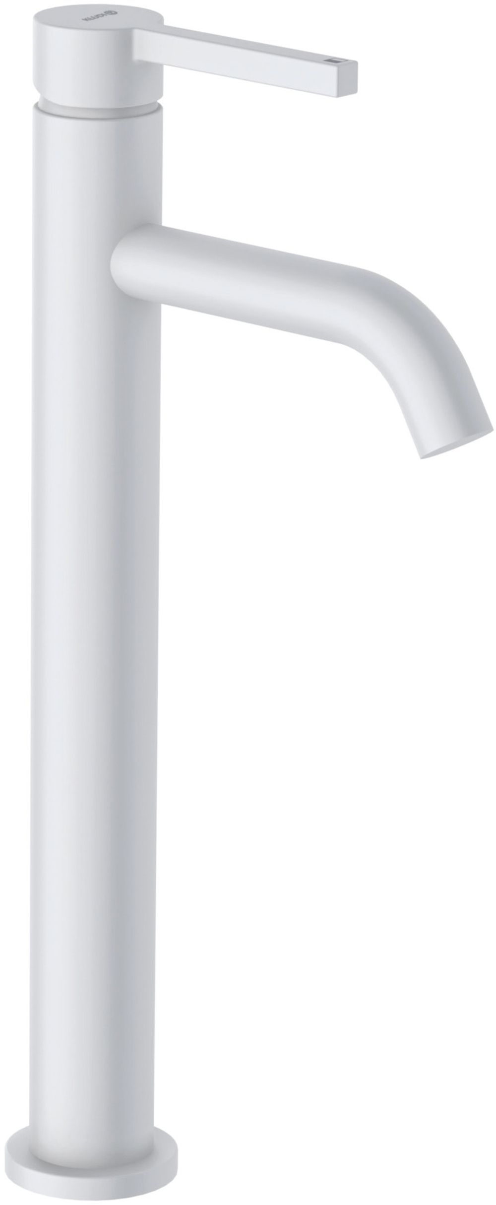 Kludi Nova Fonte Pura mitigeur de lavabo sur pied blanc 202985315