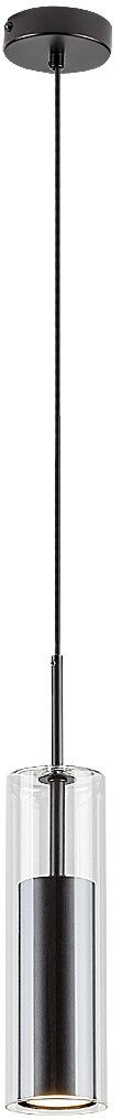 Rabalux Kalevi lampe suspendue 1x50 W noir-transparent 72047