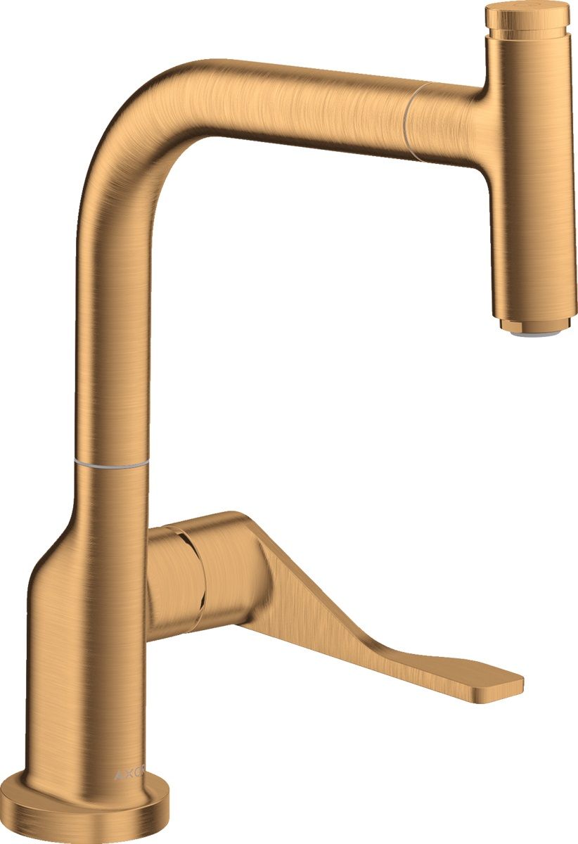 Axor Citterio mitigeur de cuisine sur pied or/vieil or 39861250