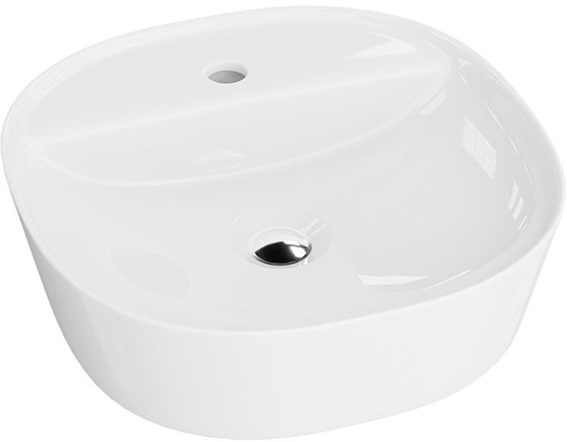 LaVita Pereya lavabo 40.5x40.5 cm carrée à poser blanc 5900378334347