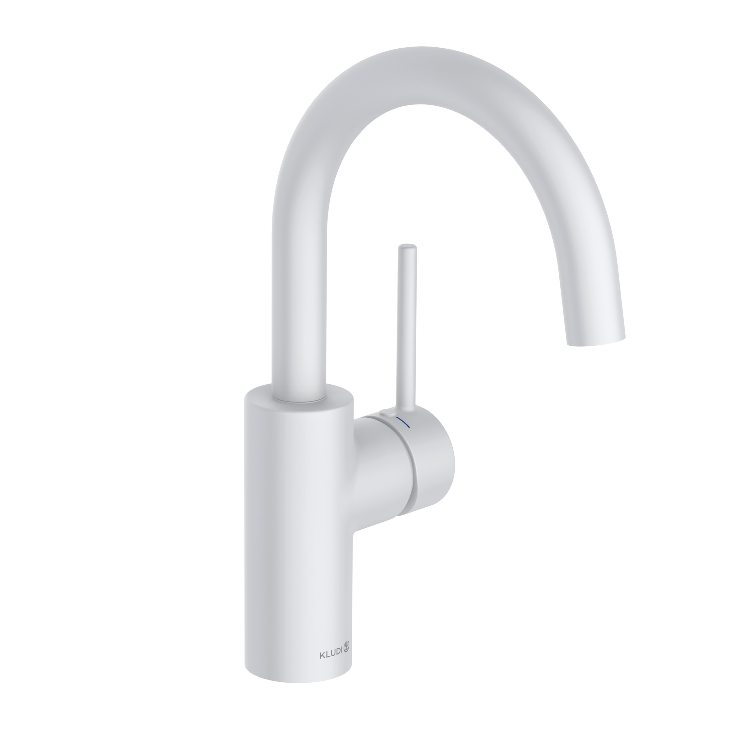 Kludi Bozz mitigeur de lavabo sur pied blanc 380285376