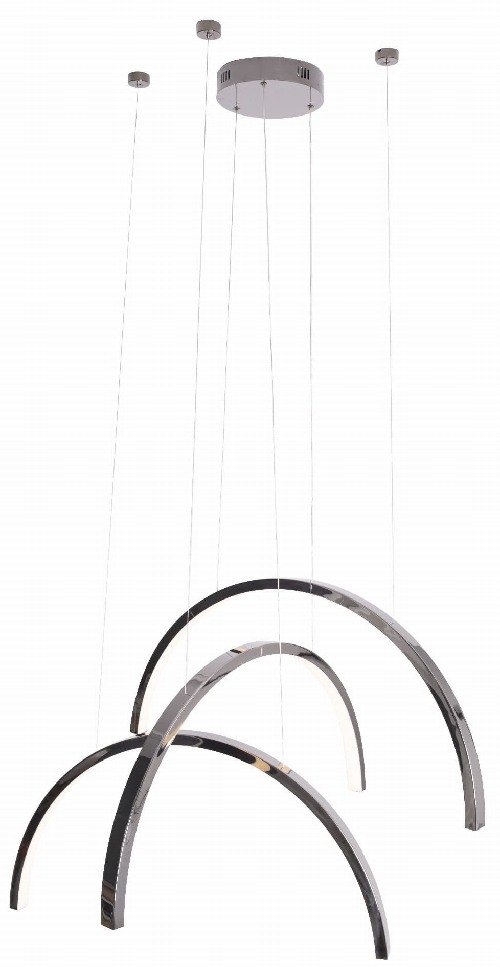 MaxLight Trio Arc lampe suspendue 1x63 W noir P0508