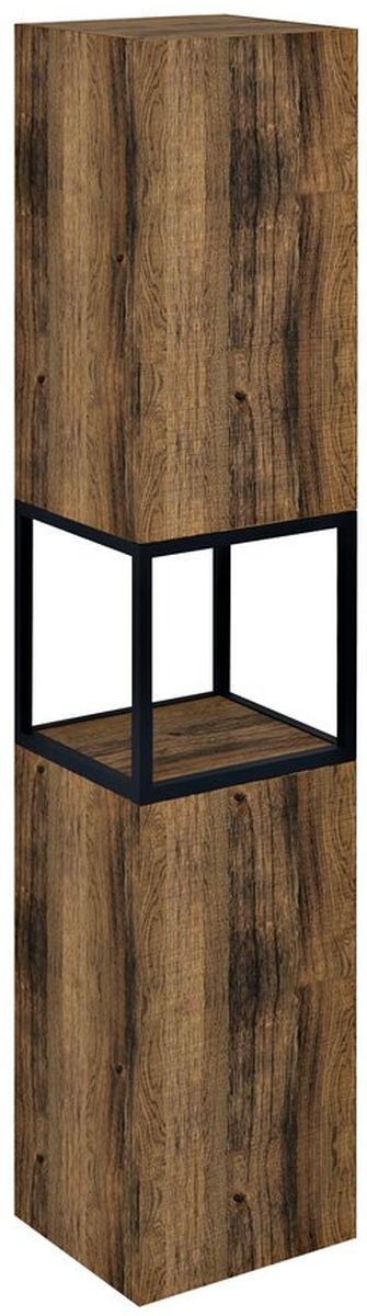 Sapho Skara armoire 35.1x31.95x171 cm latérale suspendue noir-chêne-bois CG010-1919