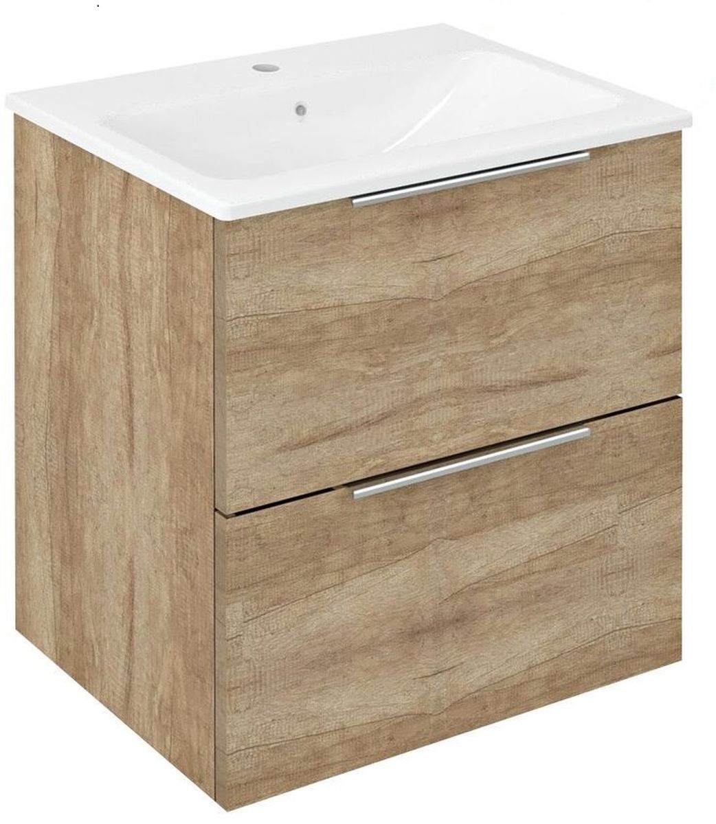 Sapho Cirasa armoire 48x38.9x54 cm sous-lavabo suspendu chêne CR492-2222