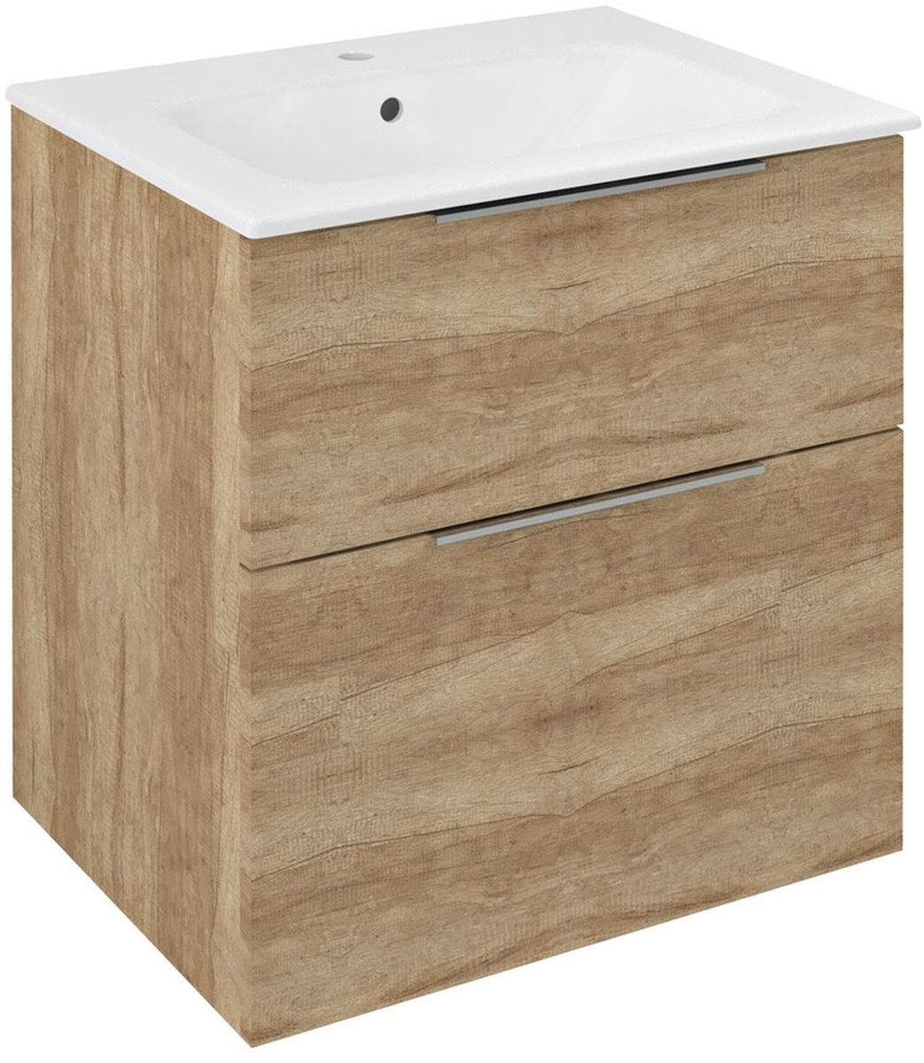 Sapho Cirasa armoire 59.2x45.9x64 cm sous-lavabo suspendu chêne CR601-2222