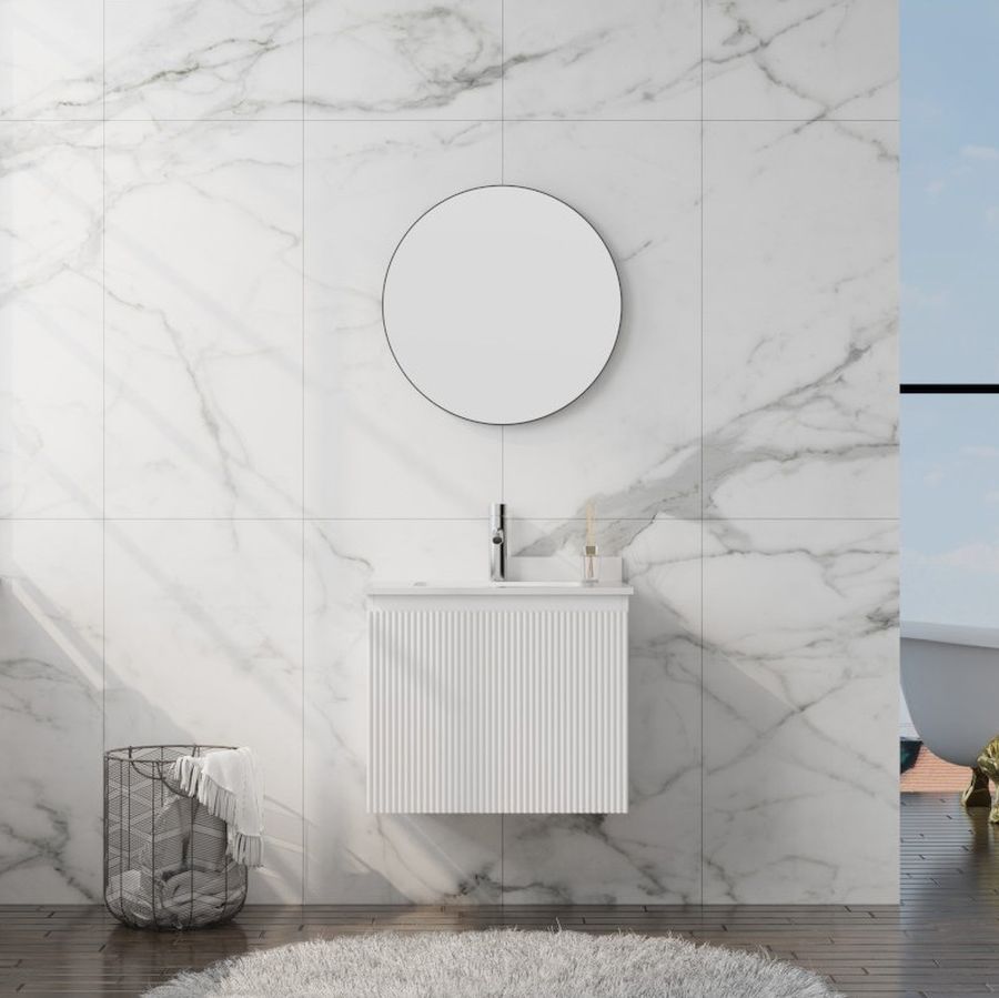 LaVita Irvine lavabo avec meuble 60 cm blanche 5900378333593