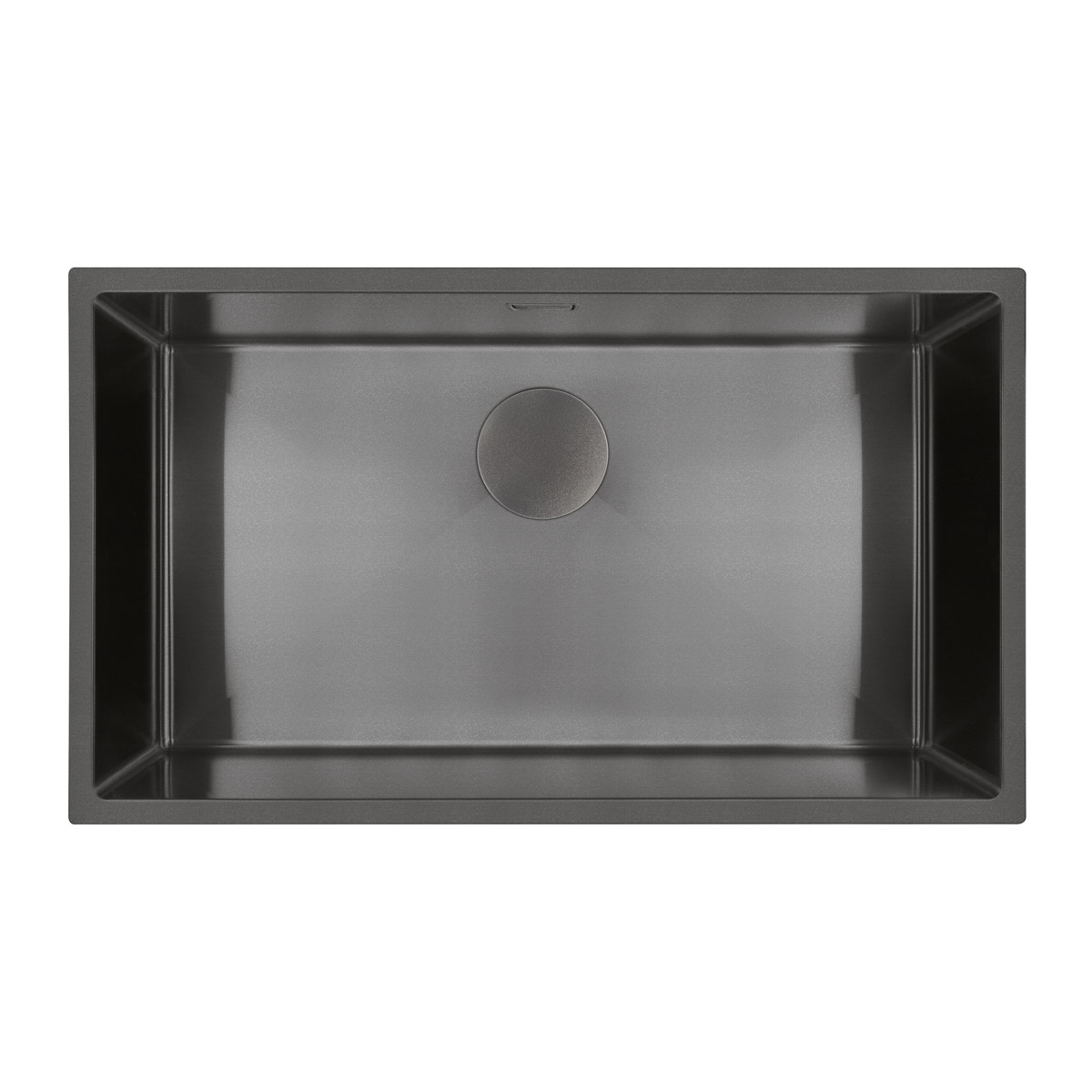 Oltens Hydda évier en acier inoxydable 76x44 cm noir 71105300