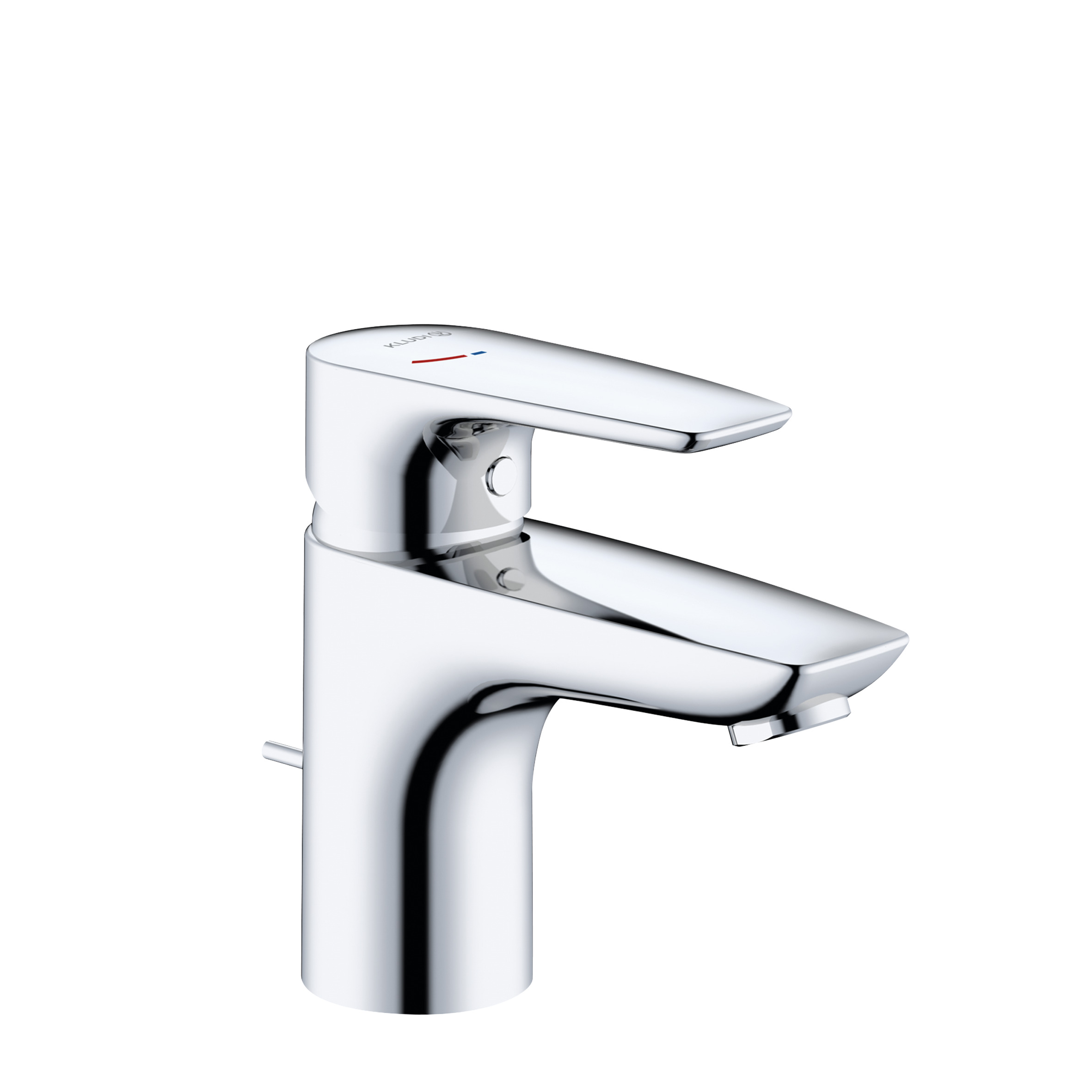 Kludi Pure&Solid mitigeur de lavabo sur pied chrome 343880575WR4