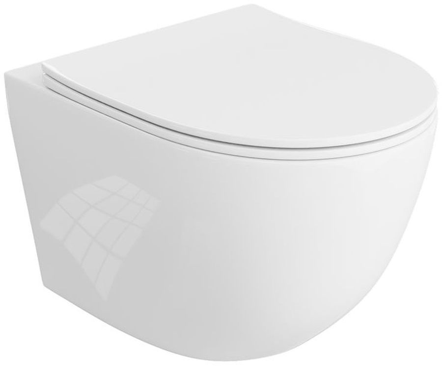 LaVita Sinto cuvette wc avec abattant à descente lente suspendue oui oui blanc brillant 5900378334798