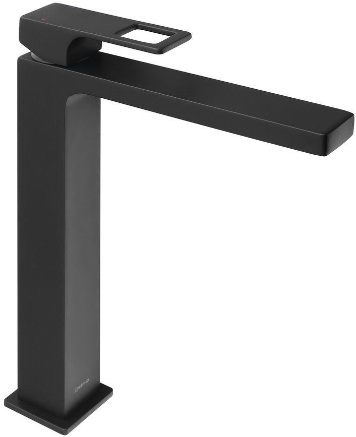 Sapho Forata mitigeur de lavabo sur pied noir FT007/15