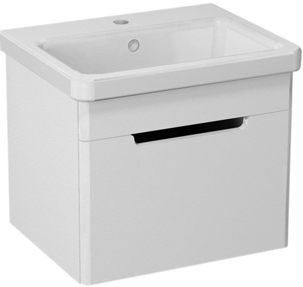 Sapho Ella armoire 46.5x38.5x39 cm sous-lavabo suspendu blanc EL050-3030