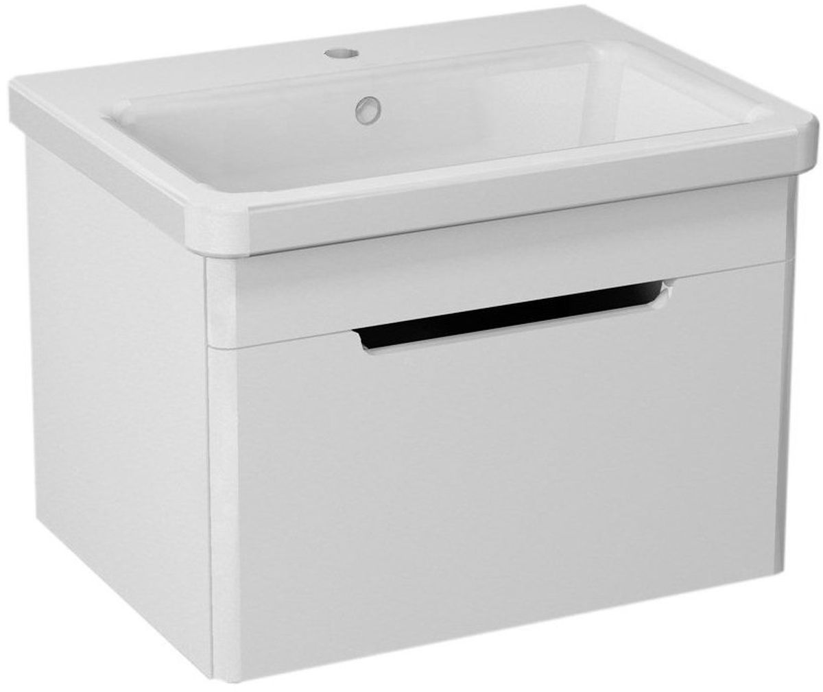 Sapho Ella armoire 56.5x43x39 cm sous-lavabo suspendu blanc EL060-3030