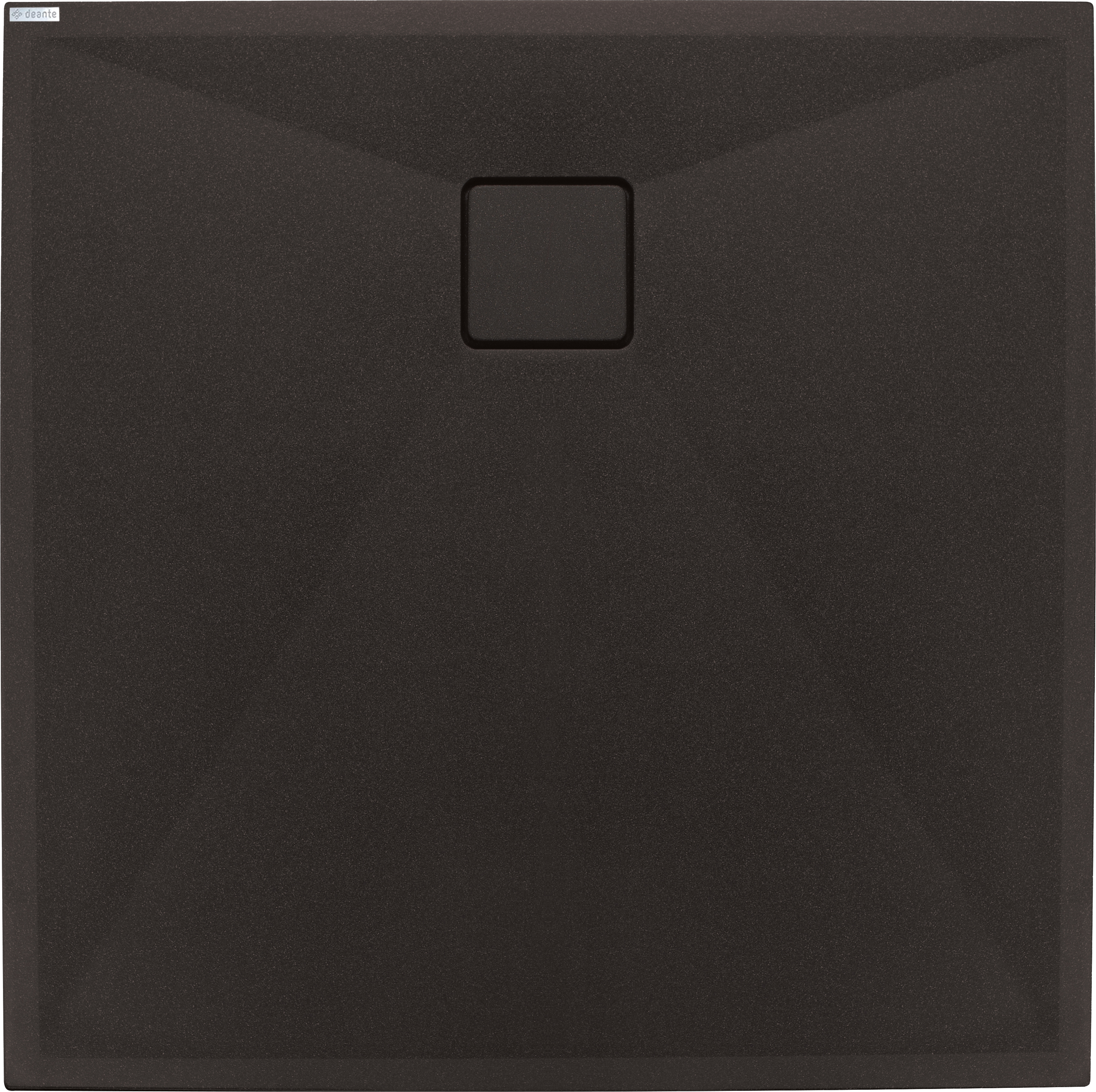 Deante Correo receveur de douche carré 80x80 cm noir KQR_N42B
